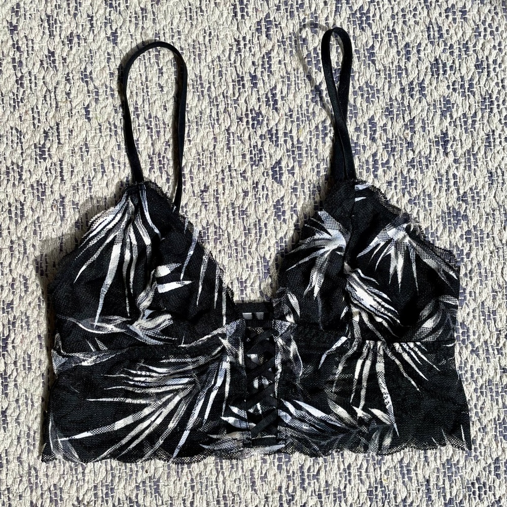 Palm Print Bralette